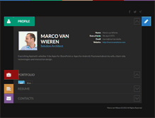 Tablet Screenshot of marcovanwieren.com